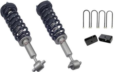 Front 3.5 Inch Lift Struts w/ Rear 3 Inch Blocks 2021-Present Ford F-150 Freedom Off-Road
