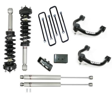 3 Inch Lift Kit Front Struts w/ Rear Blocks, Shocks, and Control Arms Freedom Off-Road