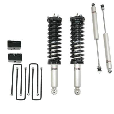 Front 2 Inch Lift Struts w/ Rear 2 Inch Blocks and Shocks 2000-2006 Toyota Tundra Freedom Off-Road