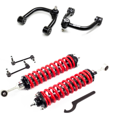 2.5-5 Inch Coilovers and Front Upper Control Arms 10-Up GX460 03-09 GX470 03-24 4Runner 07-14 FJ Cruiser Freedom Off-Road