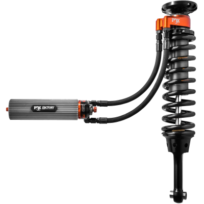 17-Up Ford Raptor Front Coilover Internal Bypass Factory Race 3.0 Remote Reservoir 7.9 Inch 0-2 Inch Lift Fox Offroad Shocks