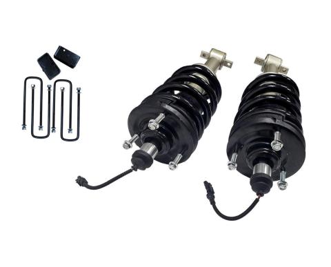 2.5 Inch Lift Mag Ride Delete Loaded Struts with Rear 2 Inch Blocks Freedom Off-Road