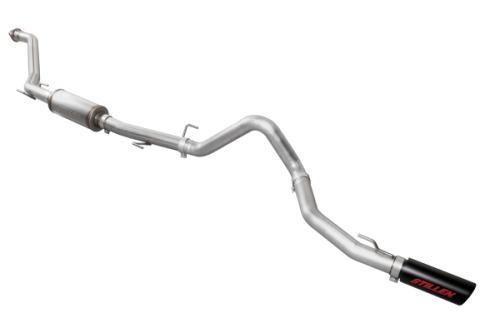 24-Present Toyota Tacoma Rear Exit Cat Back Exhaust with Black Tip Stillen