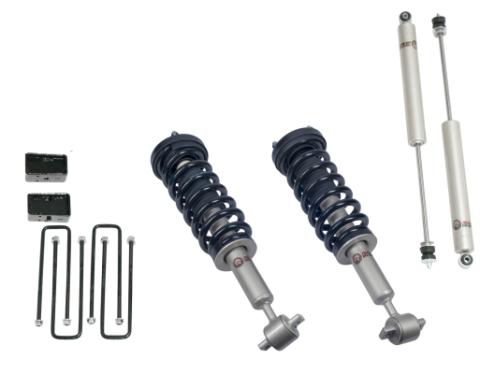 3 Inch Lift Kit Front Struts w/ Rear Blocks and Shocks 14-24 Ford F-150 Freedom Off-Road