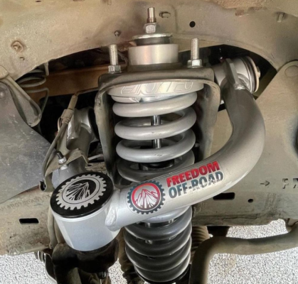 Front Upper Control Arms for 2-4 Inch Lift Uni-Ball 10-23 GX460 03-09 GX470 03-Up 4Runner 07-14 FJ Cruiser Freedom Off-Road