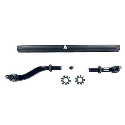 Apex Chassis Heavy Duty 2.5 Ton No Flip Drag Link Assembly in Black Anodized Aluminum Fits: 19-22 Jeep Gladiator JT 18-22 Jeep Wrangler JL/JLU. Note: This NO-FLIP kit fits a Dana 44 &amp; Dana 30 axles with a lift of 4.5 inches or less