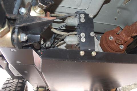 Jeep Wrangler Rubicon Compressor Skid Plate Mount Clayton Off Road