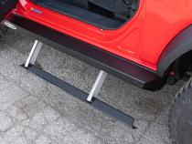 Bronco Side Step Sliders For 21-Pres Bronco 2 Door Models Set Rock Slide Engineering