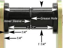 Boomerang Leaf Spring Shackles 87-95 Wrangler YJ Rear Includes Urethane Bushings HD Greasable Bolts Pair RockJock 4x4
