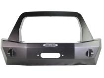 Jeep JL Shorty Front Bumper For 18-Pres Wrangler JL Complete With Winch Plate Rigid Series Rock Slide Engineering