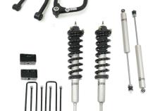 Front 3.5 Inch Lift Struts w/ Rear 3 Inch Blocks, Shocks, and Front Upper Control Arms 2007-2021 Toyota Tundra Freedom Off-Road