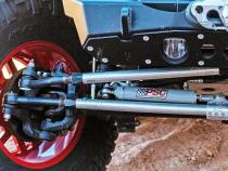 Currectlync Ram Assist Tie Rod Clamp Bracket 7075-T6 Billet Aluminum For 42mm/1 5/8 Inch Tube RockJock 4X4