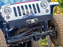 Currectlync Wrangler JK High Steer Kit For Stab. Shock And Jeep JL/JT Trac Bar Incl. Knuckles Drag Link Tie Rod Trac Bar Tb Reloc/Shock Mount Tr Clamp RockJock 4x4