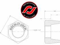 RockNut Kit (Nut and Bung) 1 Inch LH Thread RockJock 4X4