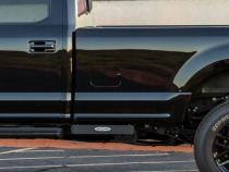 R-STEP 16 Inch Wide Step For 2017-2022 Ford Super Duty Bed Step Attachment Brackets Passenger Side Front Of Rear Tire Rock Slide Engineering