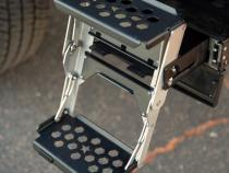 R-STEP 9 Inch Wide Step with Universal Brackets To Mount On Flat Surface Rock Slide Engineering