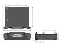 R-STEP 9 Inch Wide For 2020-2023 Jeep Gladiator Bed Step Attachment Brackets Driver Side Behind Rear Tire DIESEL MOTOR Rock Slide Engineering