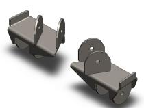 Jeep Wrangler Rear Frame Brackets 1997-2006 TJ Clayton Off Road